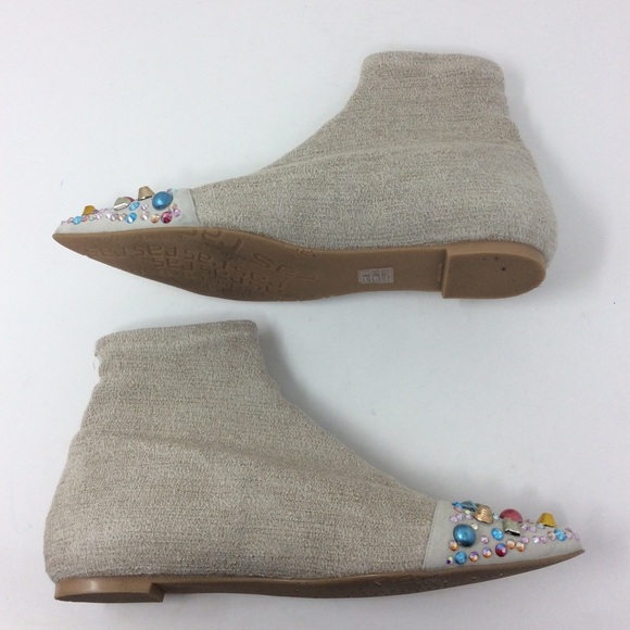 RAS Ankle Booties Boots Embellished Jeweled EUR 38 - Picture 5 of 9